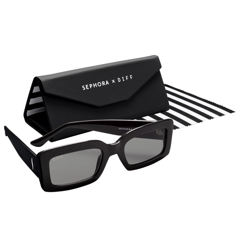 Sephora Diff Limited Edition Black Sunglasses New in box